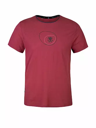 RAFIKI | Camiseta de escalada para hombre Zone Modal | dunkelrot